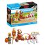 PLAYMOBIL Asterix 71543 Römischer Streitwagen, Reise durch das Land, inklusive Abnehmbarer Helme, Armreifen und Umhang, detailreiches Spielzeug für Kinder ab 5 Jahren