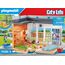 PLAYMOBIL City Life 71328 Anbau Turnhalle, Turnhallen Anbau mit Basketballkorb, Slalomstangen, Fußballtor, Tenniszubehör und mehr, Spielzeug für Kinder ab 4 Jahren