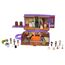 Polly Pocket Friends Schatulle - Central-Perk-Kaffeetasse, 6 Hauptdarsteller, 9 Zubehörteile, 3 Friends-Orte, ausstellbare Premium-Verpackung, für Sammler ab 14 Jahren, HKV74