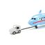 siku 5402, Verkehrsflugzeug mit Zubehör, Kunststoff, Hellblau, Viele Funktionen, Kombinierbar mit siku-Modellen in unterschiedlichen Maßstäben