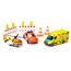 siku 6332, Geschenkset Rettung, VW Beetle-Notarztwagen, Mercedes-Rettungswagen, Helikopter, Spielzeug-Set, Kunststoff/Metall, Multicolor, Inkl. 2 Warnbaken und 2 Pylonen