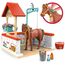 Craze Bibi und Tina Spielzeug Reiterhof Waschplatz Kinder Spielset mit Spielfiguren Bibi und Tina Figuren Spielzeug ab 3 Jahre Martinshof Washing Amadeus 20975