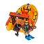 Simba 109251047 - Feuerwehrmann Sam Neptune Boot, mit Penny Figur im Tauchoutfit, mit Geheimfach und mechanischer Seilwinde, schwimmt auf dem Wasser, 20cm, für Kinder ab 3 Jahren, Gelb, Orange