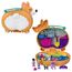 Polly Pocket GTN13- Corgi-Hundehotel Schatulle Im Haustierhotel-Design, Kleine Polly Und Shani Puppen, 2 Hundefiguren (Pudel & Husky), Ãœberraschungseffekten, Spielzeug Geschenk Für Kinder Ab 4 Jahren