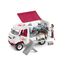 SCHLEICH 42535 Abenteuer mit Auto und Pferdeanhänger & 42439 Mobile Tierärztin mit Hannoveraner Fohlen , für Kinder ab 5-12 Jahren, Horse Club - Spielset