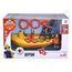 Simba 109251047 - Feuerwehrmann Sam Neptune Boot, mit Penny Figur im Tauchoutfit, mit Geheimfach und mechanischer Seilwinde, schwimmt auf dem Wasser, 20cm, für Kinder ab 3 Jahren, Gelb, Orange