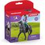 SCHLEICH Horse Club | Lisa & Storm 42541 | bewegliche Mädchenfigur mit Pferd, Sattel, & Zubehör | Geschenk für Mädchen und Jungen | Pferde Spielzeug ab 5 Jahren | 10 Teile | exklusiv bei Amazon