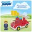 PLAYMOBIL JUNIOR | Feuerwehrleiterfahrzeug | nachhaltiges Spielzeug für Kinder ab 1 Jahr | inkl. drehbarer Leiter und Feuerwehrmann | 71683