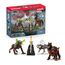 SCHLEICH ELDRADOR Creatures | Starter Set 72179 mit Höllenhund, Schneewolf, Felsbestie und Superwaffe | ELDRADOR Monster Spielfiguren | Spielzeug ab 7 Jahren | 5 Teile | exklusiv bei Amazon