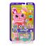Polly Pocket Puppen und Spielset, Teeparty-Häschen-Schatulle, Spielzeug für unterwegs mit 1 kleinen Puppe, Häschen, Zubehör für Styling und Essen, JCR40