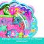 Polly Pocket Puppen und Spielset, Glitzerinsel-Schatulle, Reisespielzeug mit 1 Mini-Meerjungfrauenpuppe, Meerestieren und passendem Zubehör, JCB16