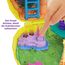 Polly Pocket GKJ64 - Ananas-Taschen-Schatulle, tragbar, mit 8 lustigen Funktionen, den kleinen Puppen Polly und Lila, 2 Zubehörteilen und Stickerbogen; Spielzeug für Kinder ab 4 Jahren