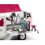 SCHLEICH 42535 Abenteuer mit Auto und Pferdeanhänger & 42439 Mobile Tierärztin mit Hannoveraner Fohlen , für Kinder ab 5-12 Jahren, Horse Club - Spielset
