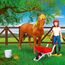 Craze Bibi und Tina Spielzeug Pflege Set TINA & AMADEUS - Pferde Spielzeug Pflegeset inkl. Pferde Zubehör , Martinshof Spielfiguren , Spiele ab 3 Jahre 14134