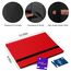 9 Taschen Kartenbinder für Trading Cards, Baseball Card Collection Binder mit 360 Seitentaschen Sportkartenbuch Kartenordner Kartenalbum Kartenhalter Fit für MTG Football Play Cards(Rot)