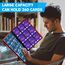 9 Taschen Kartenbinder für Trading Cards, Baseball Card Collection Binder mit 360 Seitentaschen Sportkartenbuch Kartenordner Kartenalbum Kartenhalter Fit für MTG Football Play Cards(Rot)
