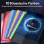 Mlikero 1000 Stück Kartenhüllen, 10 Farben Karten Hüllen Sleeves, Sammelkarten Hüllen Perfekte passend für MTG, Sammelkarten,Sportkarten, 66 x 91 mm