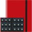 9 Taschen Kartenbinder für Trading Cards, Baseball Card Collection Binder mit 360 Seitentaschen Sportkartenbuch Kartenordner Kartenalbum Kartenhalter Fit für MTG Football Play Cards(Rot)