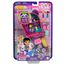 Polly Pocket-Puppen und Spielset, Bubble Tea-Pandaschatulle, tierisches Spielzeug mit 2 kleinen Puppen, Panda und Lebensmittel-Zubehörteilen, HWN95