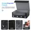 UAONO Sammelkarten-Aufbewahrungsboxen für 1800+ Karten, Premium Magnetic Deck Boxen, Leather Deck Case mit Trennwänden, Spielkarten Deck Boxe für TCG Magic the Gathering YuGiOh Karten (Schwarz)