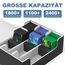 Mlikero Sammelkarten-Aufbewahrungsbox für 1800+ Karten, Magnetische Deck-Box passend für MTG und Sports Karten, Premium Sammelkarten Box Kartenbox mit 10 kompatiblen Kartenteilern