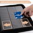 Kartenbinder für Trading Card 9 Pocket,Zip MTG Kartenbinder mit 432 Side Loading Pocket,Kartenalbum Fit für TCG Baseball Football Sports Card,Einfaches Einlegen der Karten Sammlung Binder Schwarz