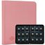 Kartenbinder mit 9 Fächern, PU-Karten-Ablums, Sammelkartenhalter, seitliche Einschubtaschen, Sportschwarz (Pink, 432 Taschen)