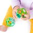 Bright Starts, Oball, Greifling Ball Rassel Spielzeug für unterwegs, Interaktives Babyspielzeug, Greifball, Motorikspielzeug für Babys und Kleinkinder ab der Geburt
