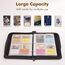 Kardition Sammelkarten Album - 440 Pockets PU Leather Trading Card Album, 4 Pockets Scrapbook for Cards with 55 Sleeves Binder Sheets for MTG Sports Card Collectors (Gelb)