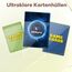 Mlikero 100 Stück Standard Soft Kartenhüllen, Transparente Kartenhüllen Passend für MTG Karten, Sammelkarten, Sportkarten, Karten Hüllen 66 x 91 mm