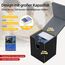 Tolesum Card Deck Box for MTG, Gathering Kartenbox für 100+ Karten, PU Leder Starkes Magnetic Sammelkarten Box Kompatibel Magic Commander TCG Karten (Vertikal-Schwarz)
