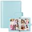 A5-Bindekarte Sammler mit 30 Pack 4-Pocket-Seiten,6 Ringbuch-Album mit 240 Kartenfächern, PU-Leder-Bindemittel mit magnetischem Schnallenverschluss zum Organisieren von Sammelkarten, K-Pop-Fotokarten