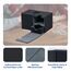 Tolesum Card Deck Box for MTG, Kartenbox mit Würfel Tray, Gathering Aufbewahrungsbox für 200+Karten, PU Leder Starkes Magnetic Sammelkarten Box Kompatibel Magic Commander TCG Karten -(Schwarz)
