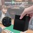 Tolesum Card Deck Box for MTG, Gathering Kartenbox für 100+ Karten, PU Leder Starkes Magnetic Sammelkarten Box Kompatibel Magic Commander TCG Karten (Vertikal-Schwarz)