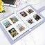 Fotoalbum 200 Fotos 2x3 Inch, Nachfüllbar PU Leder Album mit Seiten, Kompatibel mit Fujifilm Instax Mini 12 11 9 8+ 8 99 40 90 7 Evo LiPlay, Polaroid Snap/PIC-300/Z2300 (Violett-Weiß)