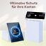 Mlikero 100 Stück Standard Soft Kartenhüllen, Transparente Kartenhüllen Passend für MTG Karten, Sammelkarten, Sportkarten, Karten Hüllen 66 x 91 mm