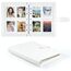 Fotoalbum 200 Fotos 2x3 Inch, Nachfüllbar PU Leder Album mit Seiten, Kompatibel mit Fujifilm Instax Mini 12 11 9 8+ 8 99 40 90 7 Evo LiPlay, Polaroid Snap/PIC-300/Z2300 Sofortbildkameras (Reinweiß)