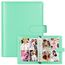 A5-Bindekarte Sammler mit 30 Pack 4-Pocket-Seiten,6 Ringbuch-Album mit 240 Kartenfächern, PU-Leder-Bindemittel mit magnetischem Schnallenverschluss zum Organisieren von Sammelkarten, K-Pop-Fotokarten