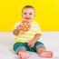 Bright Starts, Oball Rattle, Rot - Flexibles und leicht Greifbares Design, für Kinder Jeden Alters