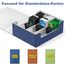 Mlikero Sammelkarten-Aufbewahrungsbox für 1800+ Karten, Magnetische Deck-Box passend für MTG und Sports Karten, Premium Commander Deck Box mit 10 kompatiblen Kartenteilern (Blau)