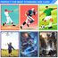 Blau Trading Card Sleeves für MTG, 300 Pcs Matte Sleeves Perfekte Passform für Trading Cards Sport-Karten Baseball-Karten TCG Magic Commander, robust und schön Mischen Textured