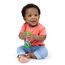 Bright Starts, Oball, Greifling Ball Rassel Spielzeug für unterwegs, Interaktives Babyspielzeug, Greifball, Motorikspielzeug für Babys und Kleinkinder ab der Geburt