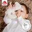 Fehn Baby Ring Greifling Lama - Kuscheltier Babyspielzeug mit Rassel - Motorikspielzeug für das spielerische Lernen - Plüschtier als Einschlafhilfe - Spielzeug für Babys & Kleinkinder ab 0+ Monaten