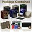 Mlikero 6 Stück Card Deck Boxen, Schwarz Commander Kartenbox mit 600Pcs Kartenhüllen und Kartentrenner, Standardformat Deckbox Sammelkarten Box Fit für MTG, Sammelkarten, Sportkarten (6 Farben)