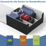 Mlikero Sammelkarten Aufbewahrungsbox, Magnetische Karten Deck-Box fit für MTG und Sports Karten, Premium Aufbewahrungsbox Sammelkarten Box