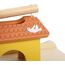 small foot Steckspiel Arche Noah „Safari“, Motorikspielzeug aus Holz mit 15 Tierfiguren, Taufgeschenke für Mädchen und Jungen, für Kinder ab 12 Monaten, 12456
