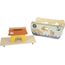 small foot Steckspiel Arche Noah „Safari“, Motorikspielzeug aus Holz mit 15 Tierfiguren, Taufgeschenke für Mädchen und Jungen, für Kinder ab 12 Monaten, 12456