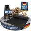 Mattenheld® Antirutschmatte Ladungssicherung 2er Set 120x80x0,3 cm | Rutschhemmende & genormte Gummigranulatmatte | Ideale Sicherung von Ware im LKW, Anhänger & Kofferraummatte | Bautenschutzmatte 3mm