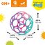 Bright Starts Oball Classic, Flexibles und leicht Greifbares Design für Kinder Jeden Alters, Pink/Lila