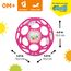Bright Starts, Oball Rattle, Pink - Flexibles und leicht Greifbares Design, für Kinder Jeden Alters